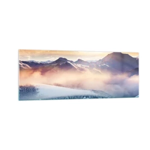 Glass picture - Power and Purity of Nature - 140x50 cm