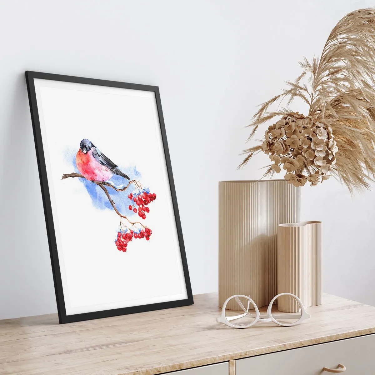 Poster in black frame - Winter in Colour - 40x50 cm