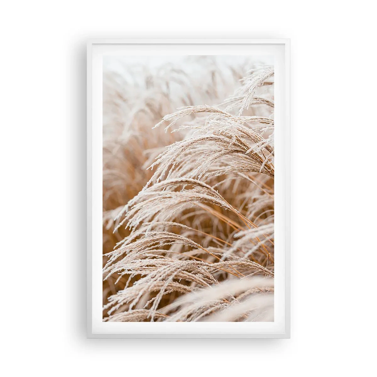 Poster in white frmae - Bow to the Autumn Sun - 61x91 cm