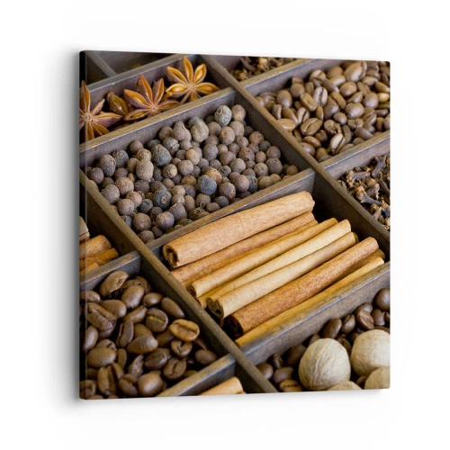 Canvas picture - Treasury of Aromas - 30x30 cm