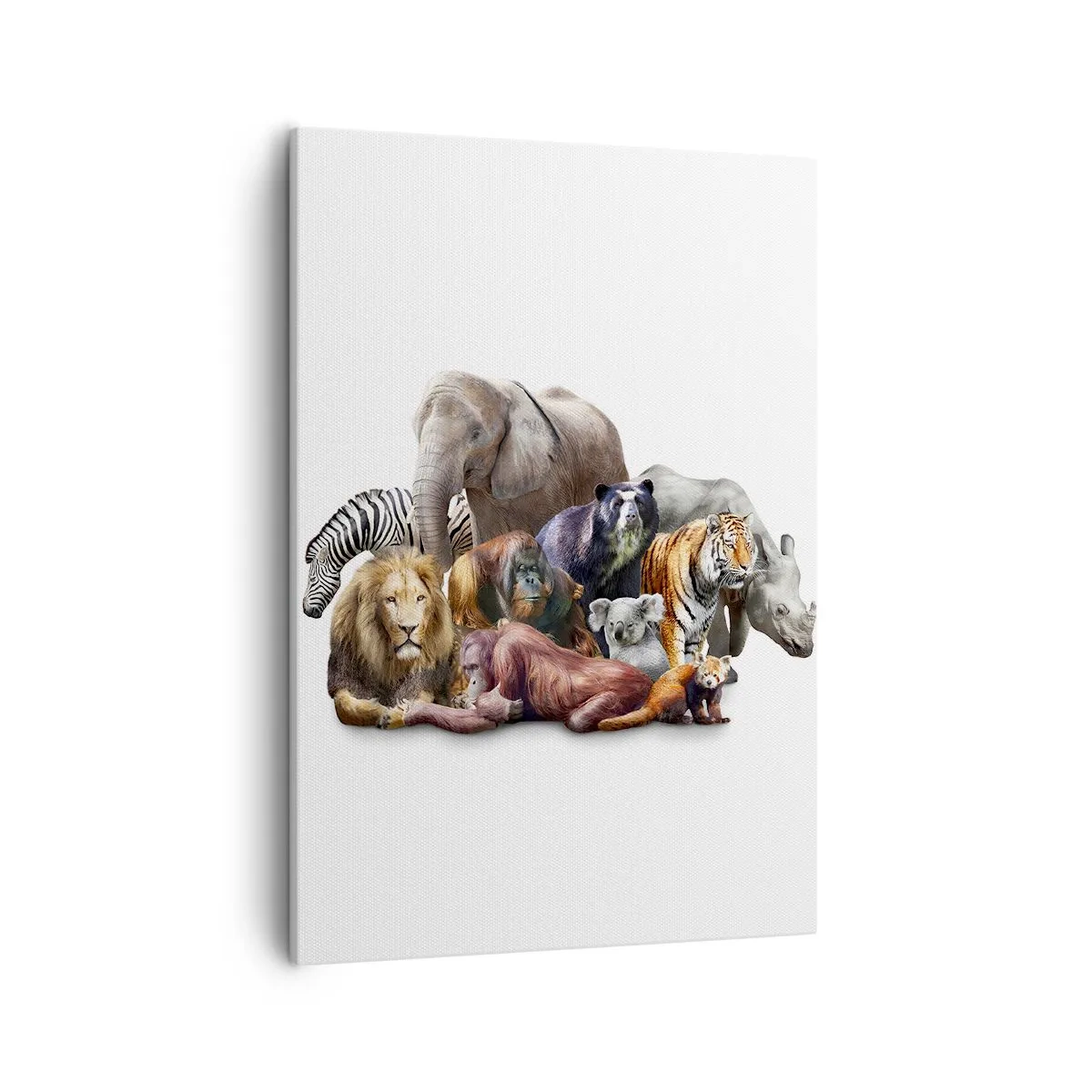 Canvas picture - African Family Photo - 50x70 cm