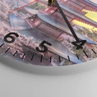 Clock face with numbers