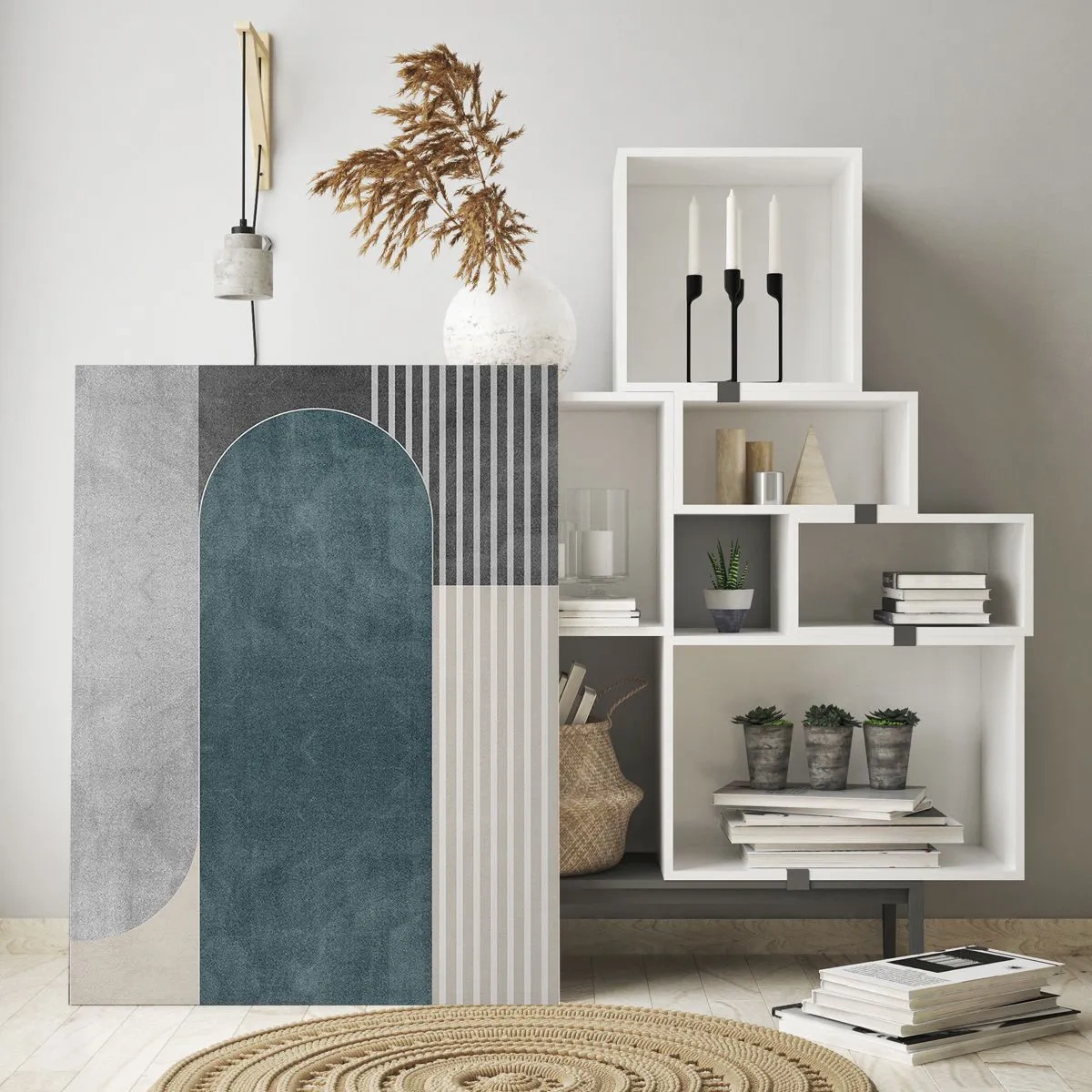 Glass picture - Levelled Composition - 70x100 cm