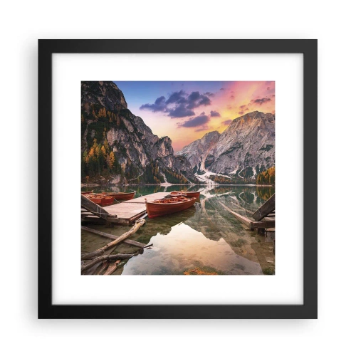 Poster in black frame - Promise of a Day - 30x30 cm