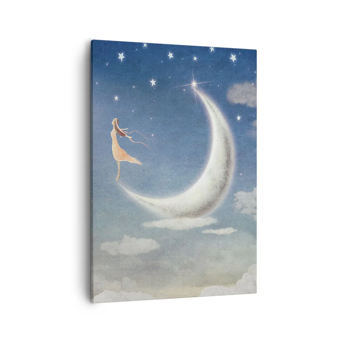 Canvas picture - Blue Suitor - 50x70 cm