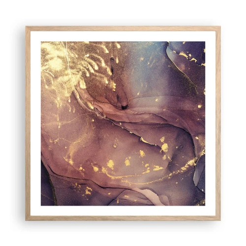 Poster in light oak frame - Matter and Spirit - 60x60 cm