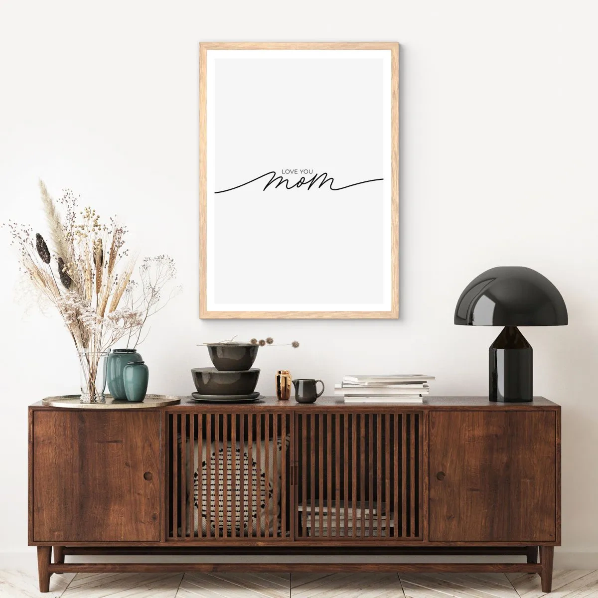 Poster in light oak frame - Great Emotion - 40x50 cm