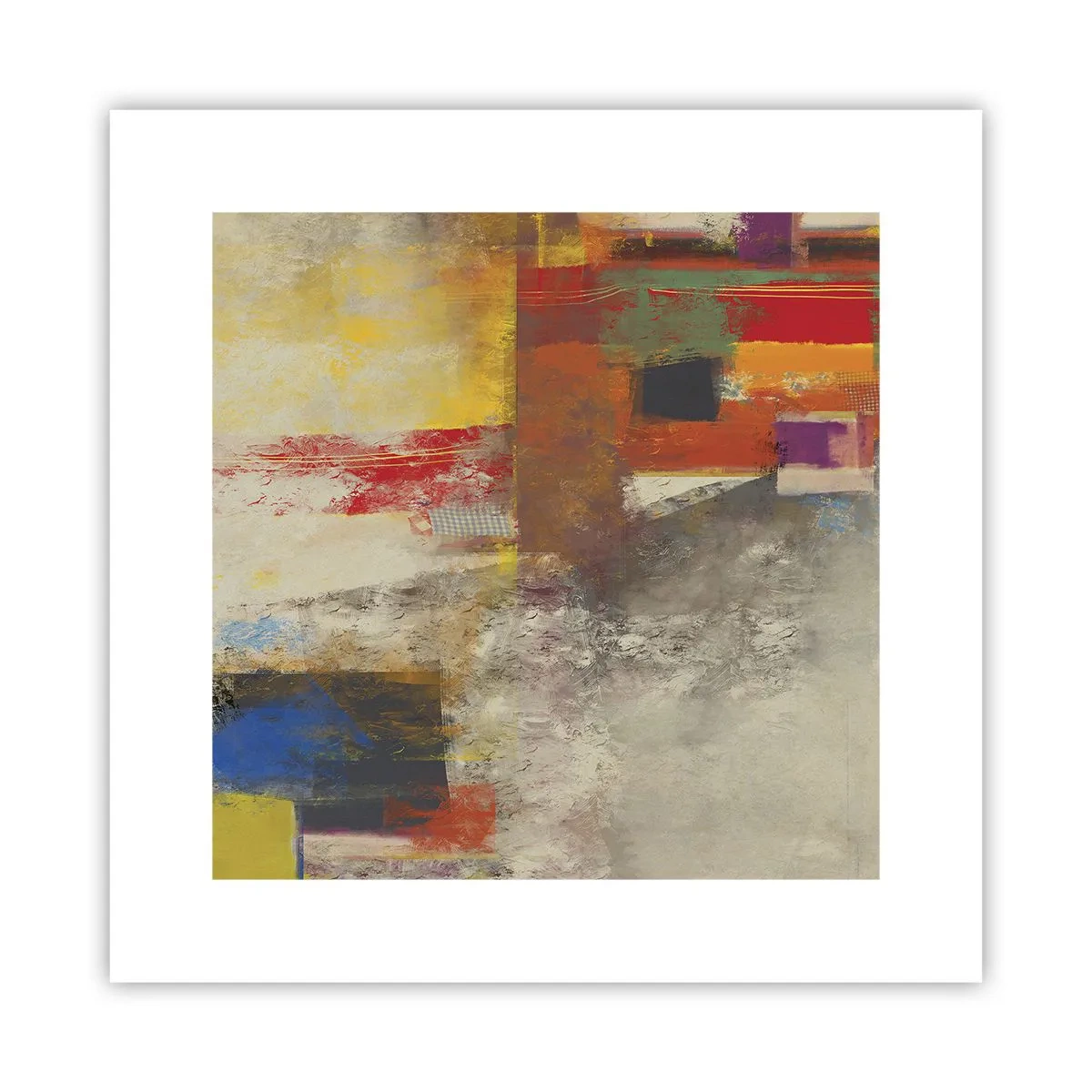 Poster - Geometry of Colours - 30x30 cm