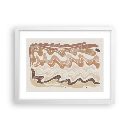 Poster in white frmae - Good Energy - Good Emotions - 40x30 cm