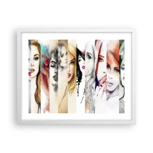 Poster in white frmae - And It Is Always You - 50x40 cm