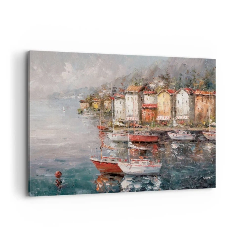 Canvas picture - Romantic Marina - 120x80 cm