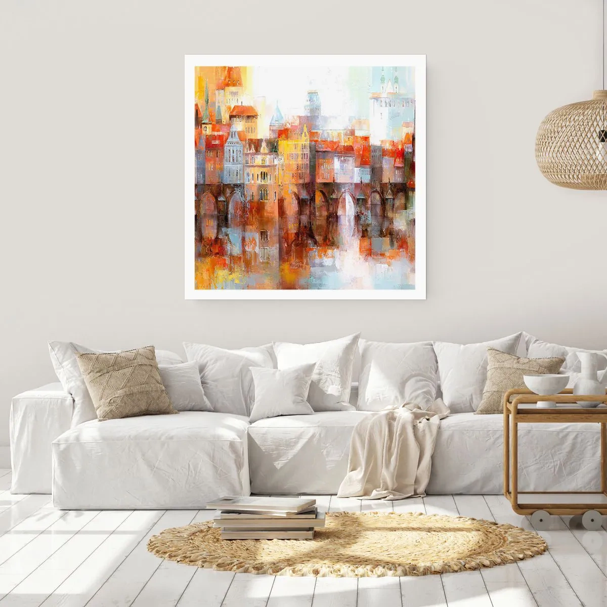 Poster - Under The Bridge It Is Also Pretty - 60x60 cm