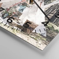 Clock face with numbers