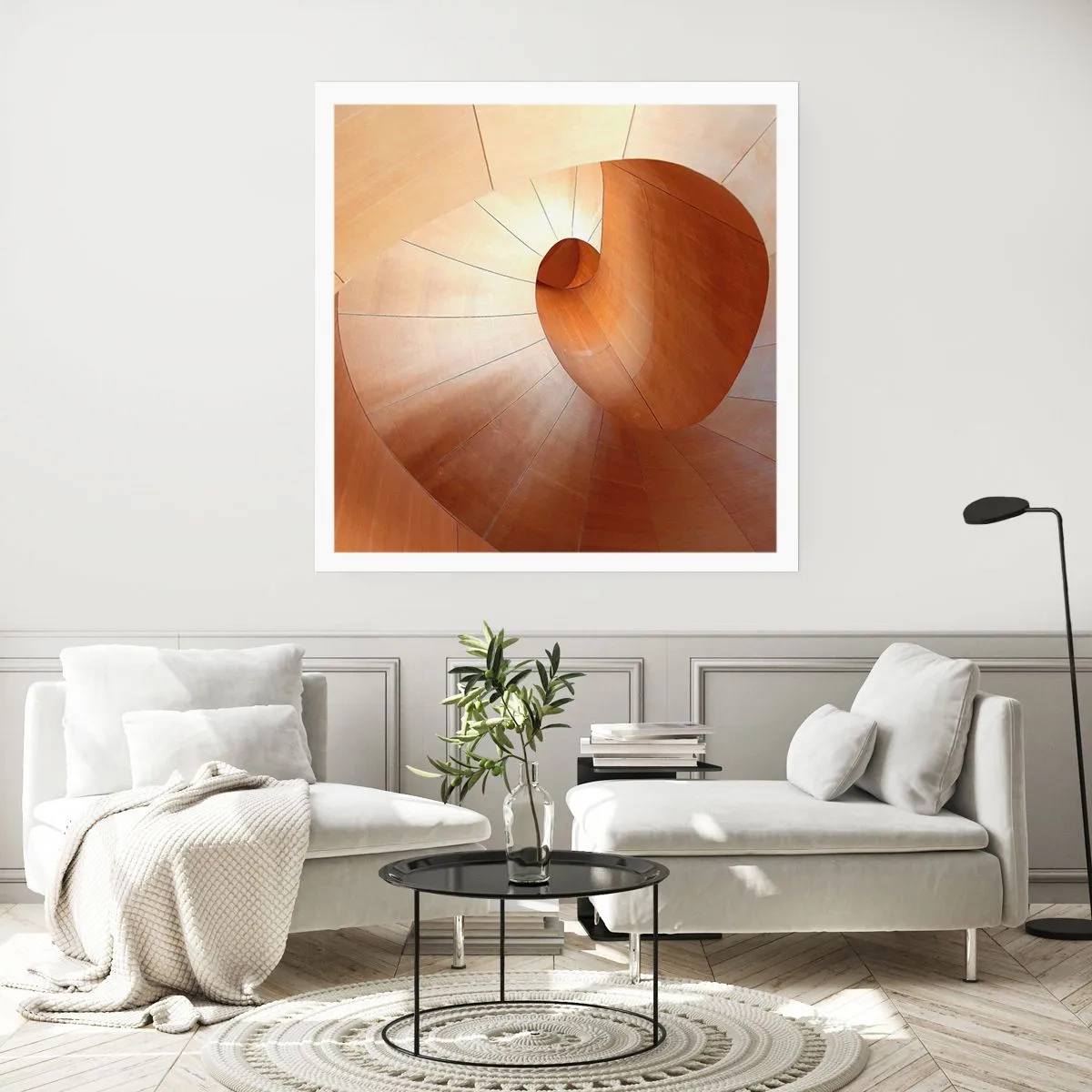 Poster - Architectural Serpentine - 40x40 cm