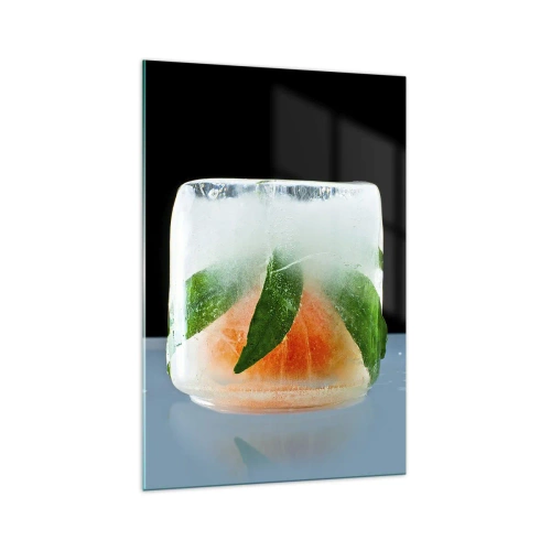 Glass picture - Freshness and Coolness - 70x100 cm