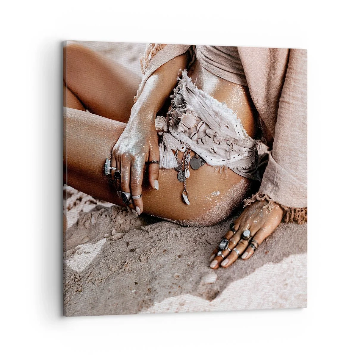 Canvas picture - Thrown Out by the Waves - 50x50 cm