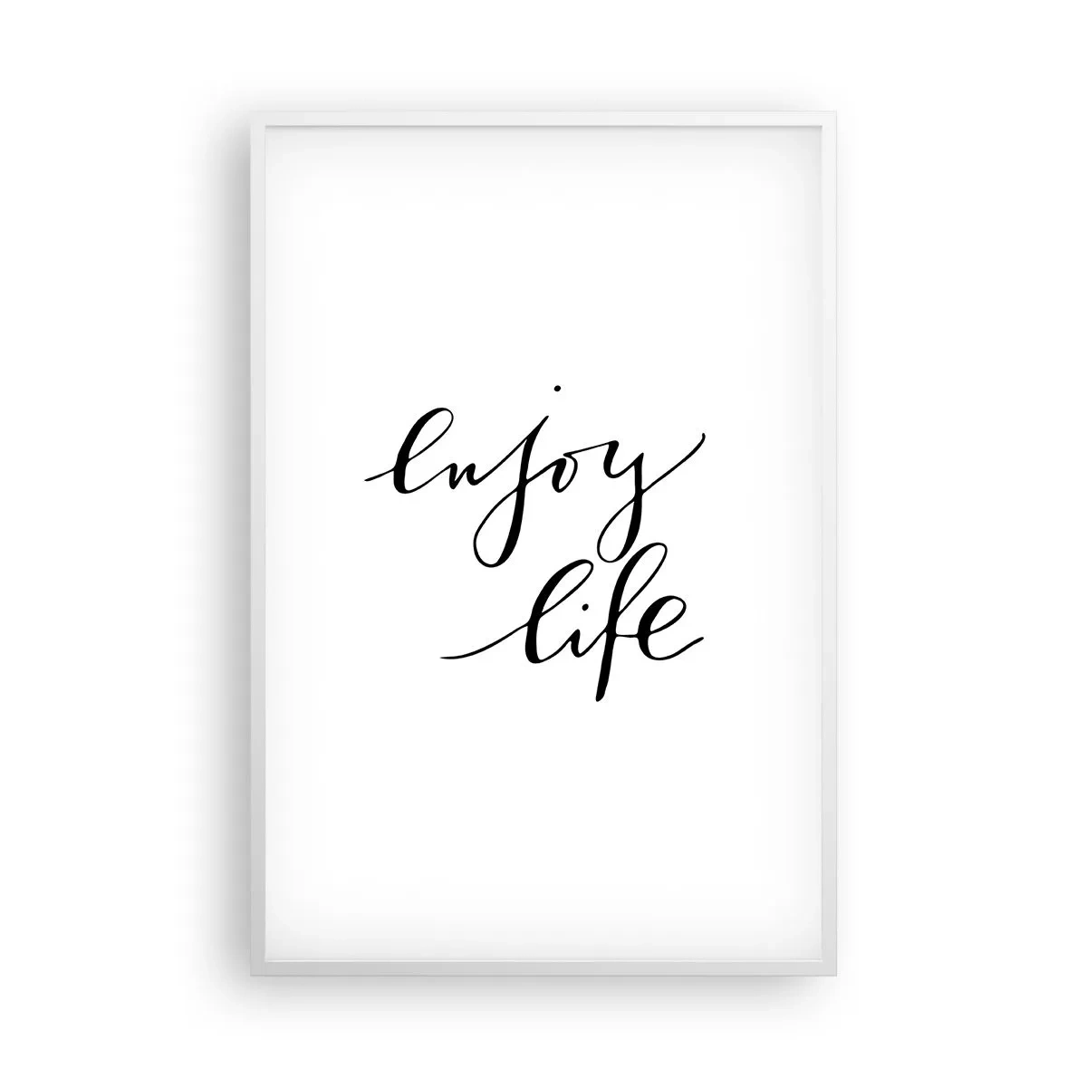 Poster in white frmae - Nothing to Add… - 61x91 cm