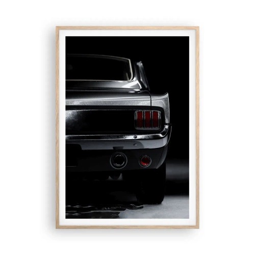 Poster in light oak frame - Charm of the Classic - 70x100 cm