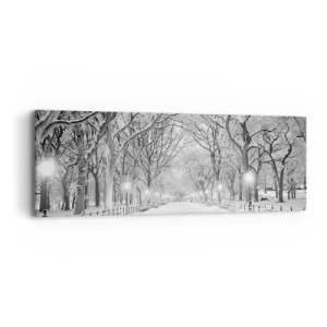 Canvas picture - Four Seasons: Winter - 90x30 cm