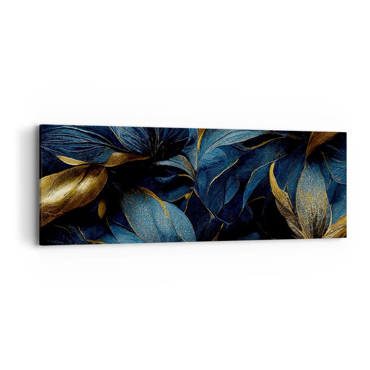 Canvas picture - Lined with Gold - 90x30 cm