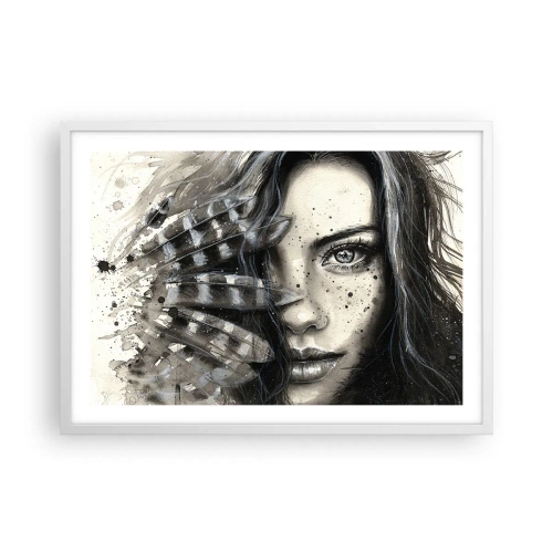 Poster in white frmae - Wild Beauty - 70x50 cm
