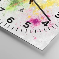 Clock face with numbers