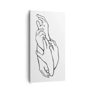 Canvas picture - Good Touch - 55x100 cm