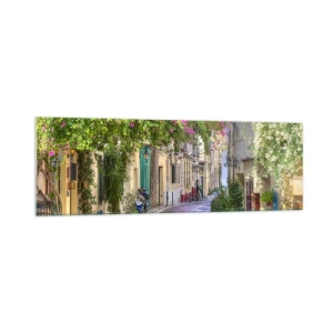 Glass picture - Blooming Alley - 160x50 cm