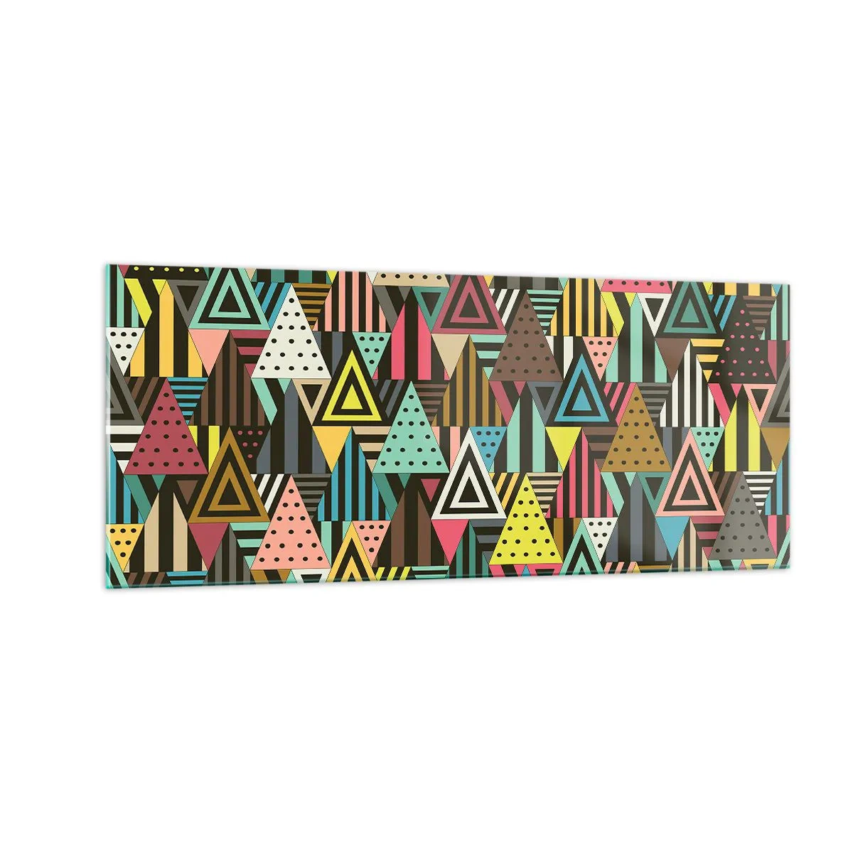 Glass picture - In Rhythm on Three - 100x40 cm