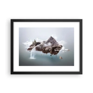 Poster in black frame - In the Eye of a Surrealist - 40x30 cm