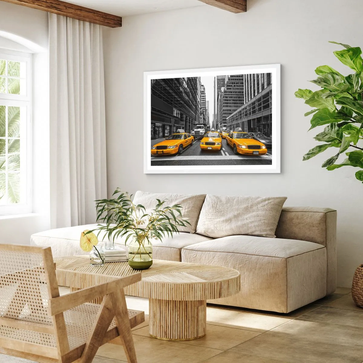 Poster in white frmae - We Paint the City - 70x50 cm