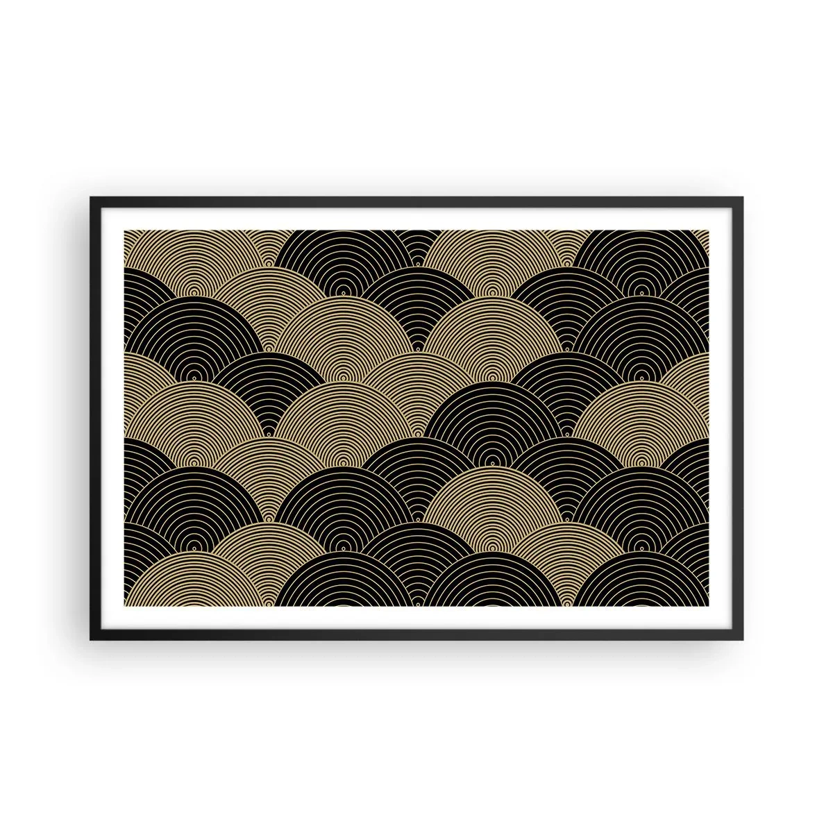 Poster in black frame - Unity in Multitude - 91x61 cm