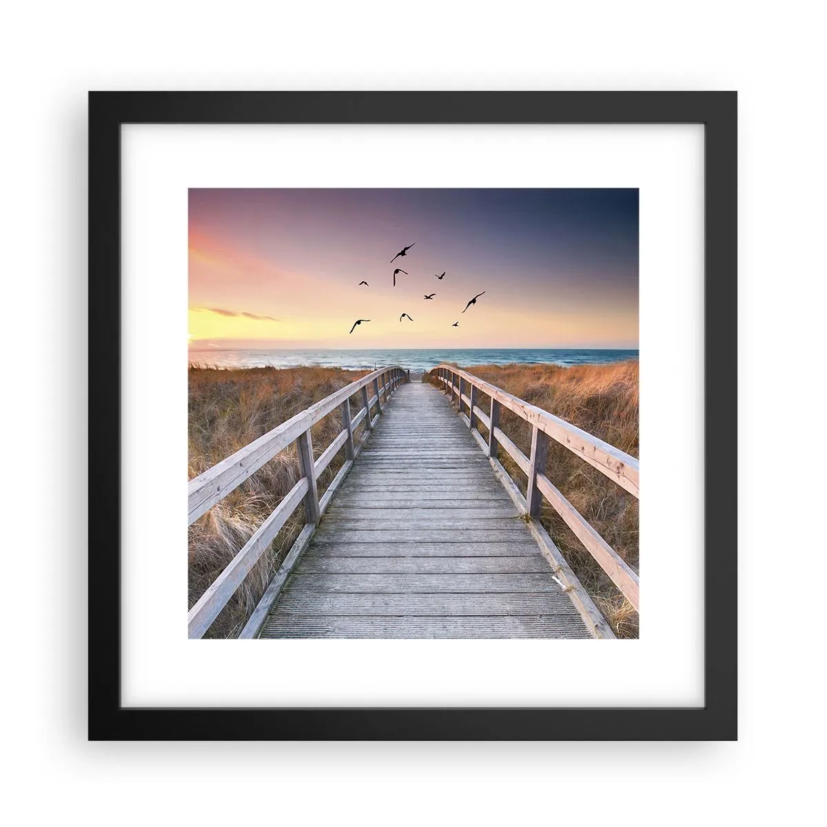 Poster in black frame - Space of Highs - 30x30 cm