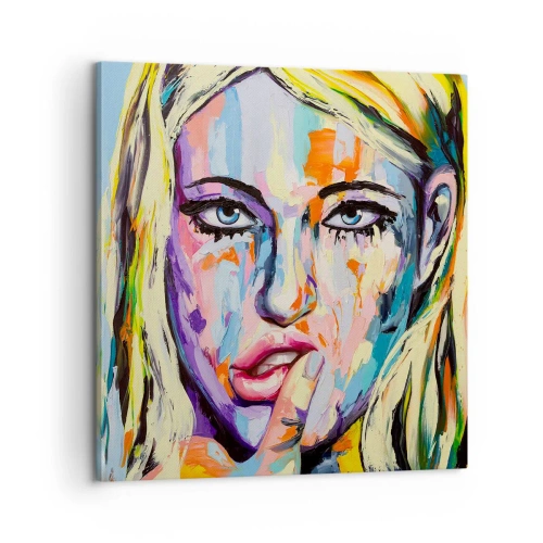 Canvas picture - Look Her Straight in the Eyes - 60x60 cm