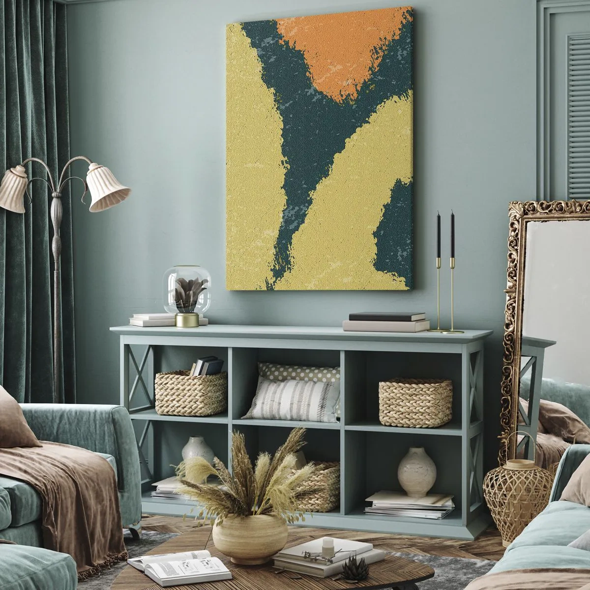 Canvas picture - Abstract - Slow Motion - 45x80 cm