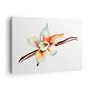 Canvas picture - Watercolor floral illustration in pastel colors - 70x50cm - Sweetness Painted - Modern wall decoration for the living room and bedroom ARTTOR