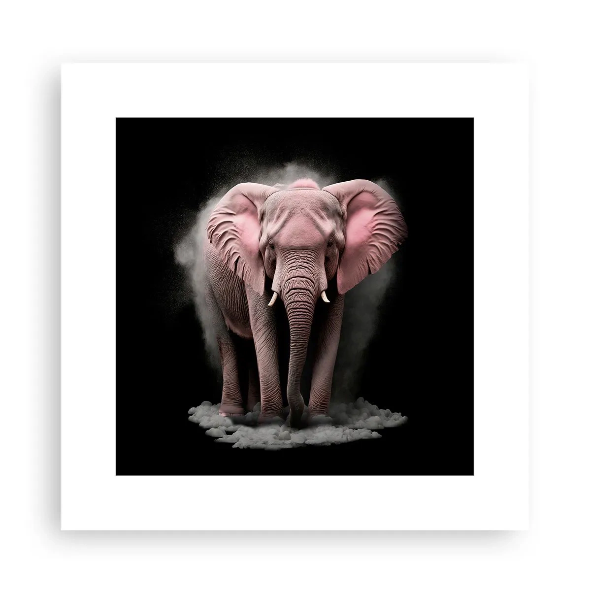 Poster - Don't Think About a Pink Elephant! - 30x30 cm