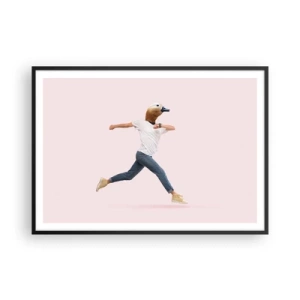 Poster in black frame - Pinch of Absurd - 100x70 cm