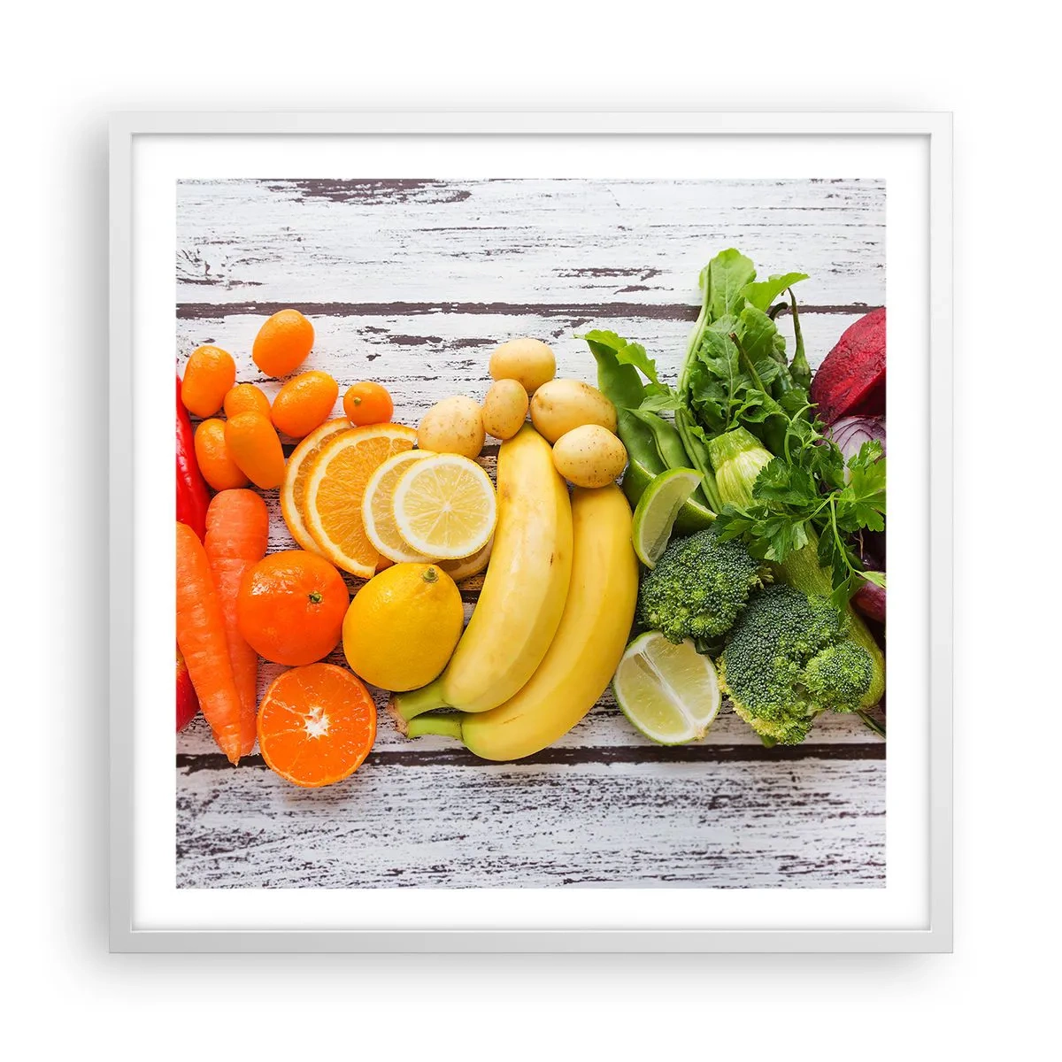 Poster in white frmae - Is that Not Enough? - 60x60 cm