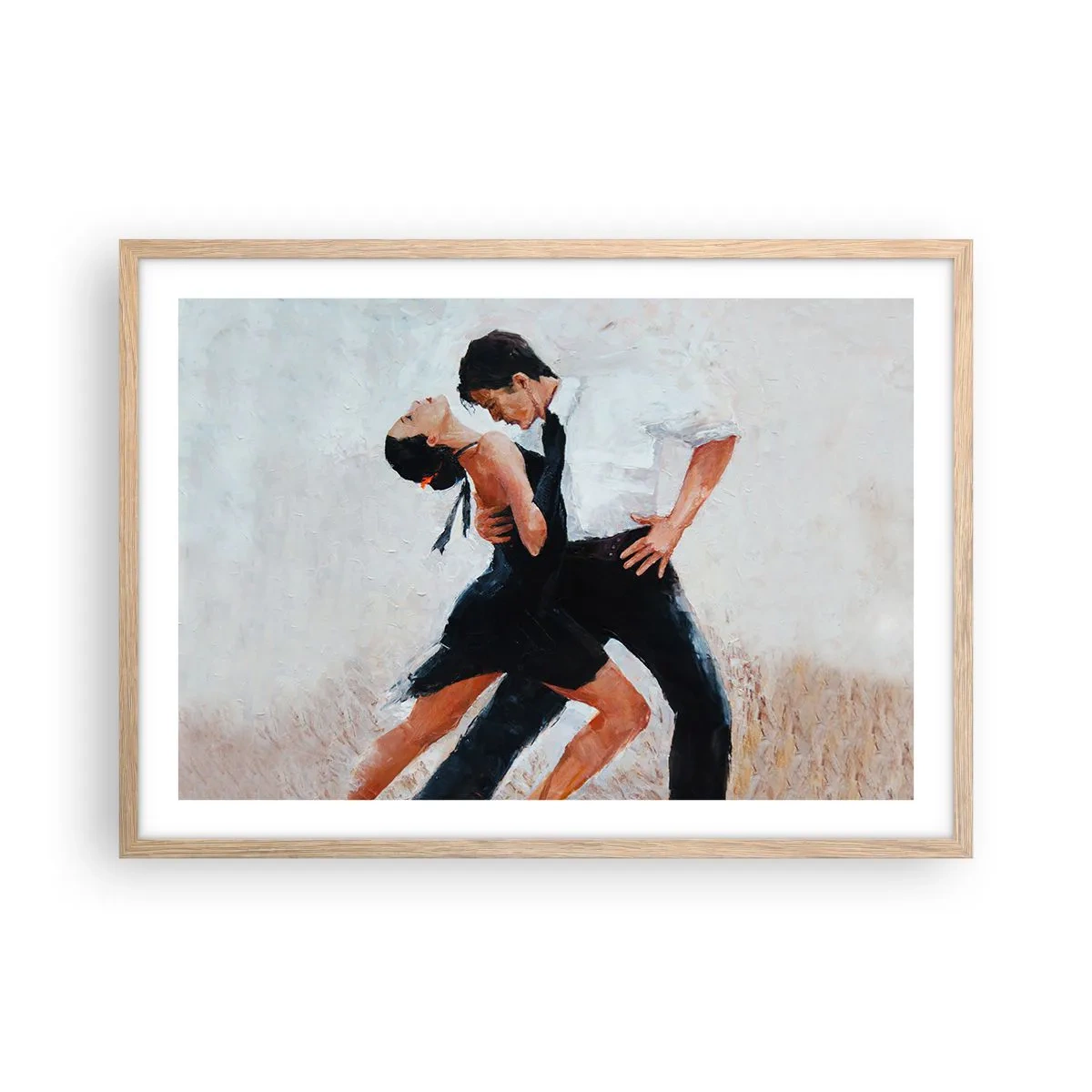Poster in light oak frame - Tango of My Dreams - 70x50 cm