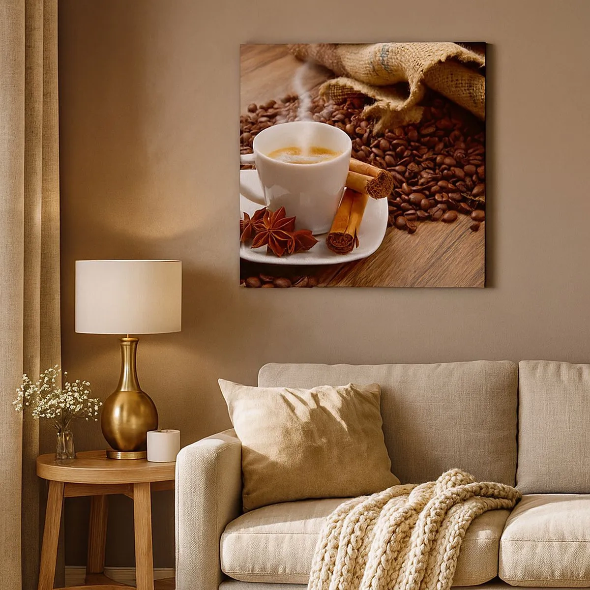 Canvas picture - Spicy Flavour and Aroma - 30x30 cm