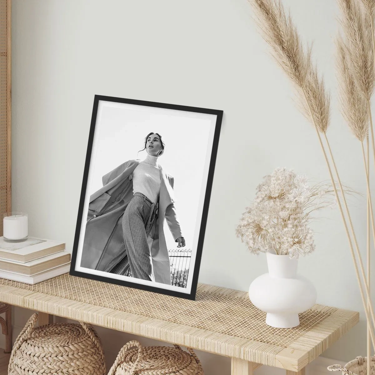Poster in black frame - Are You Coming With Me? - 40x50 cm
