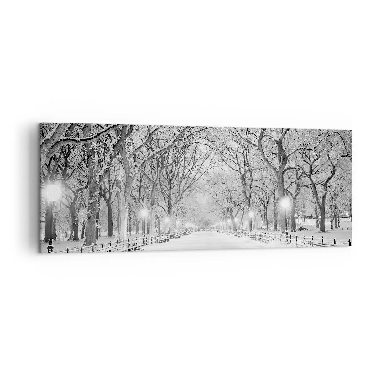 Canvas picture - Four Seasons: Winter - 140x50 cm