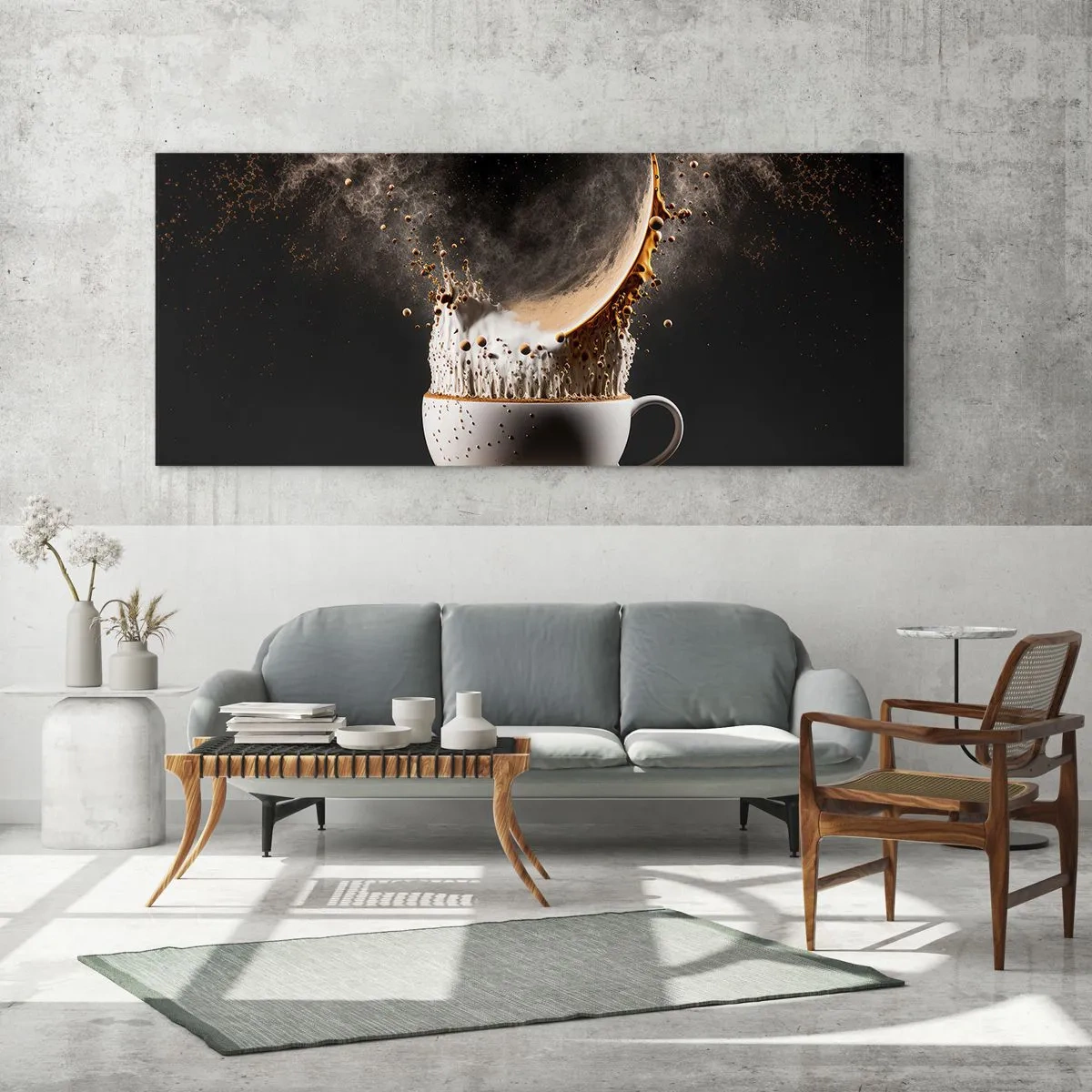 Glass picture - Explosion of Flavour - 100x40 cm