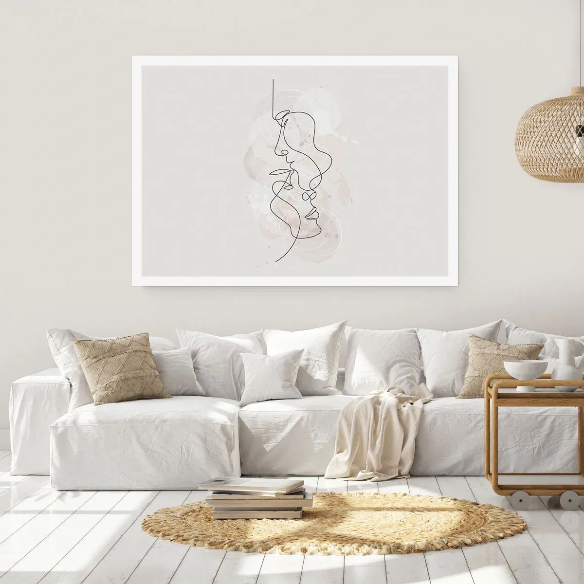 Poster - Tangled up in an Embrace - 70x50 cm