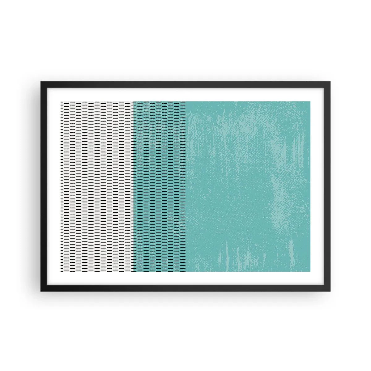 Poster in black frame - Balanced Composition - 70x50 cm