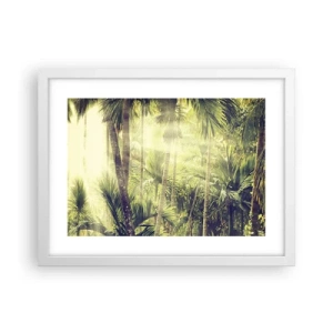 Poster in white frmae - In Green Heat - 40x30 cm