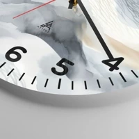 Clock face with numbers