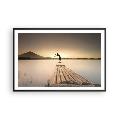 Poster in black frame - Before Rest - 91x61 cm