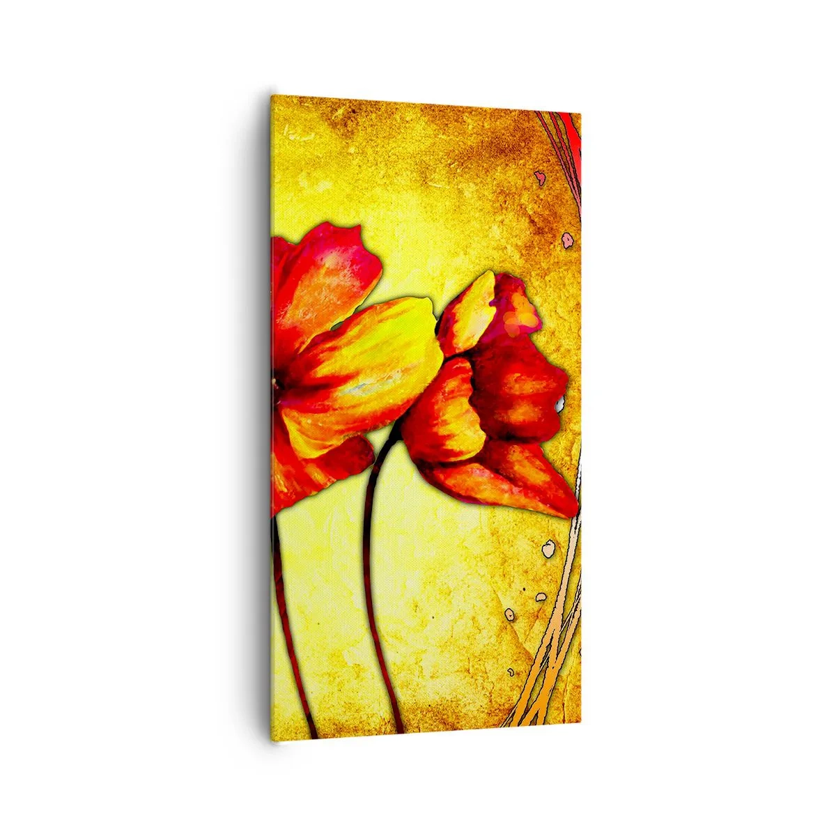 Canvas picture - In Art Nouveau Decoration - 65x120 cm